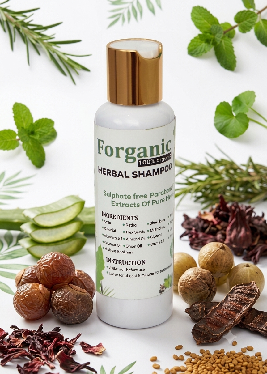Forganic Shampoo Bottle Small